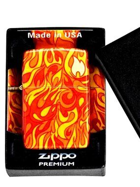 Colorful Fire Design 540 Multisided Zippo Lighter